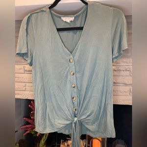 Tie front top